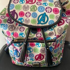 Dooney & Bourke Limited Edition Disney Avengers Backpack.
